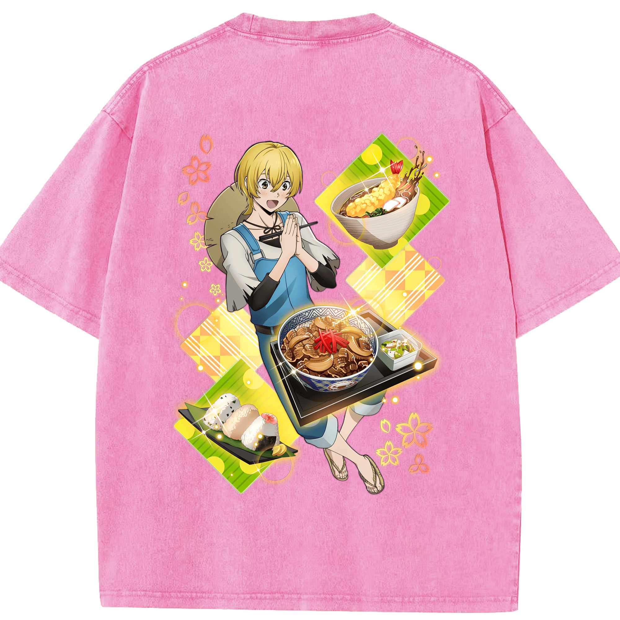 （画像用） 文豪ストレイドッグス Bungo Stray Dogs 綿100% ヴィンテージ風 半袖Tシャツ（背面プリント）